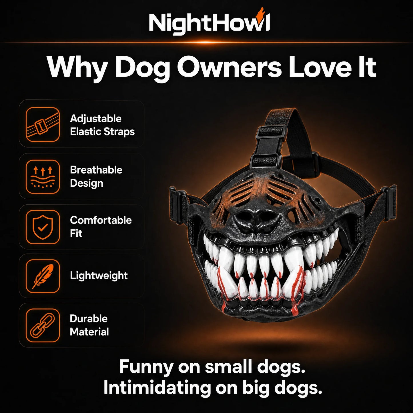 NightHowl™ Hellhound Dog Mask